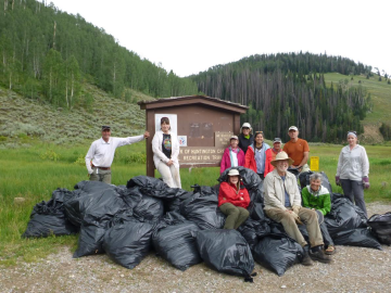 Weed warriors in the Ten-Mile Allotment in Utah's Tushar Mountains